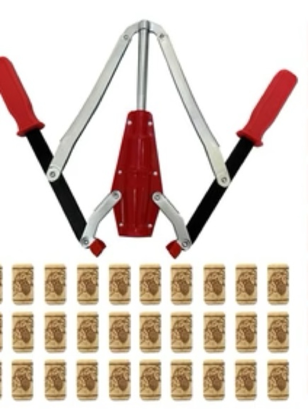 WENNING Double Lever Corker with 30 Corks - Home/Kitchen